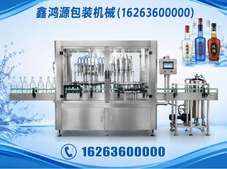 青州市全自动灌装生产线展示图